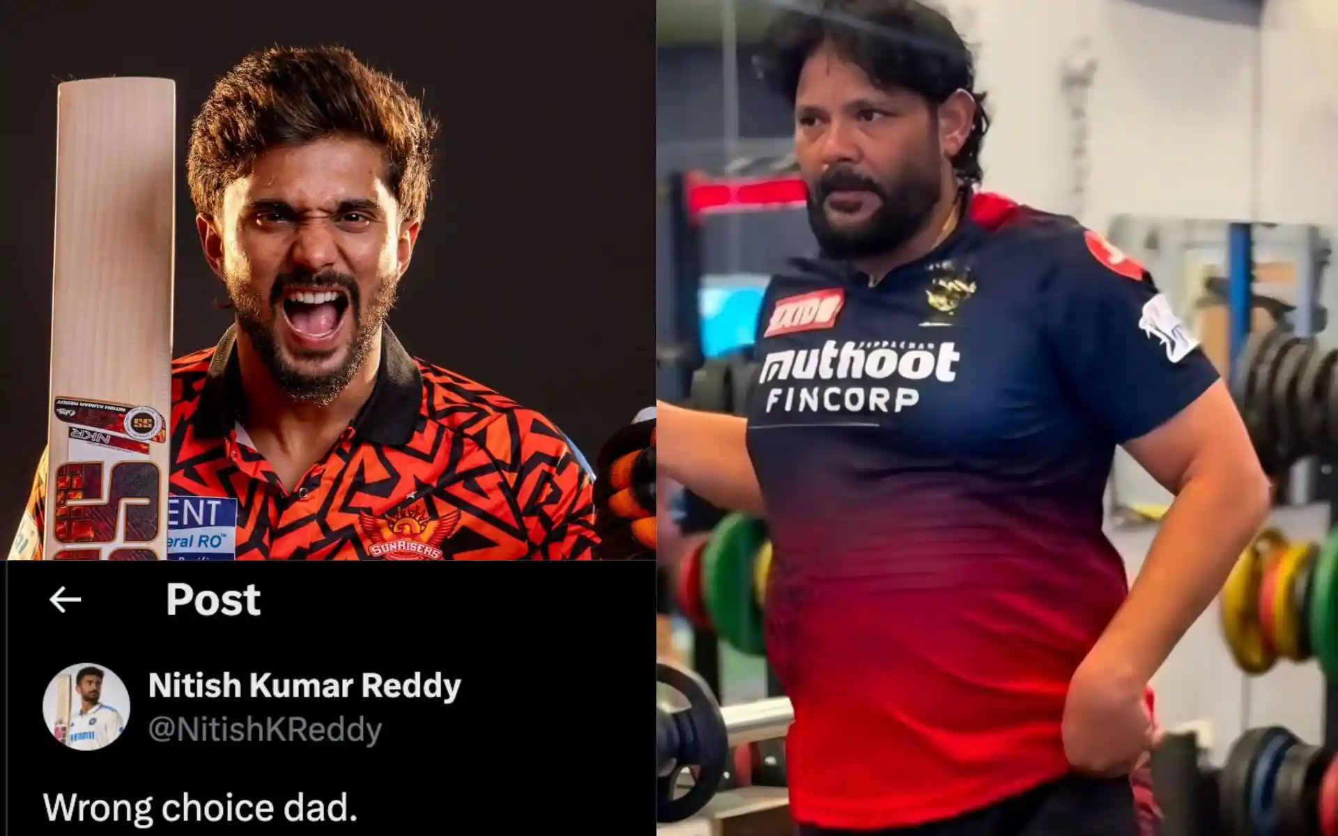 Fact Check: Did SRH Batter Nitish Kumar Reddy Mock His Father For Wearing RCB Jersey?